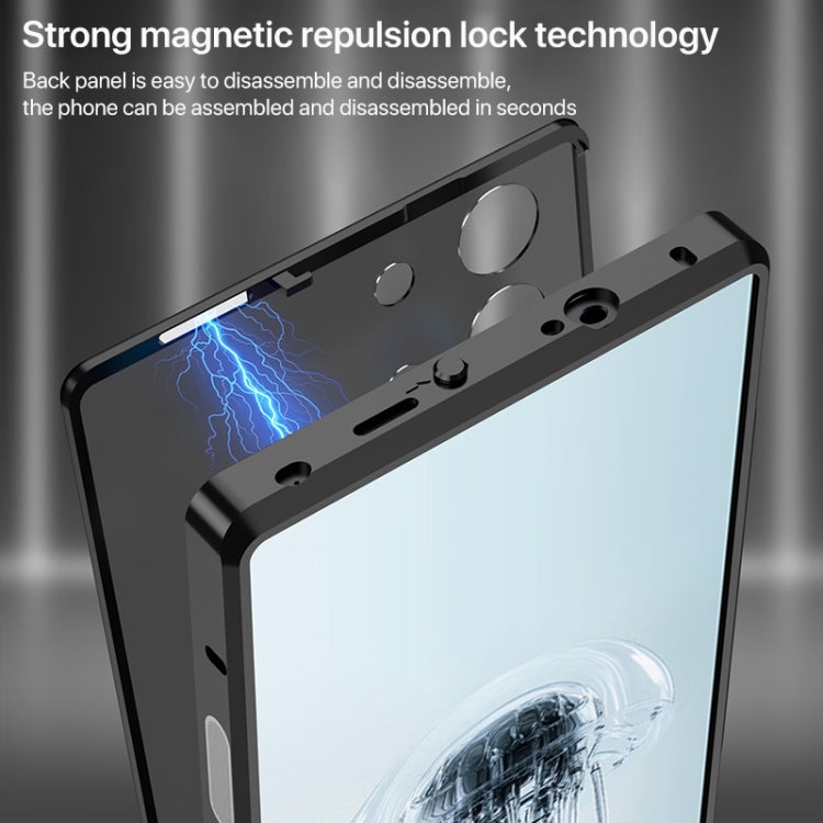 For ZTE nubia Red Magic 10 Pro / 10 Pro+ Snap Buckle Metal Frame Frosted Phone Case