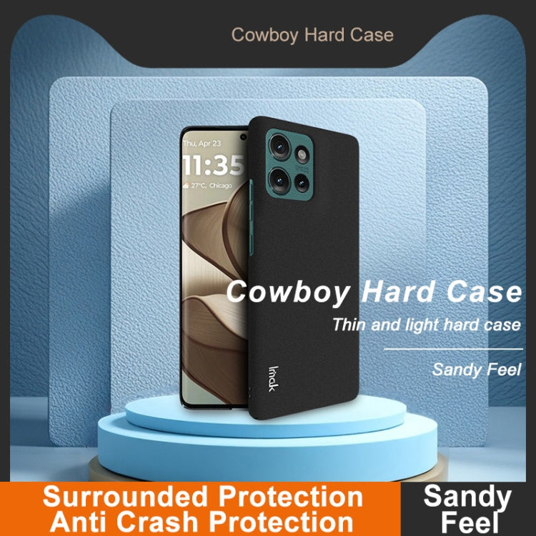 For Motorola Edge 50 imak Full Coverage Cowboy Hard Case