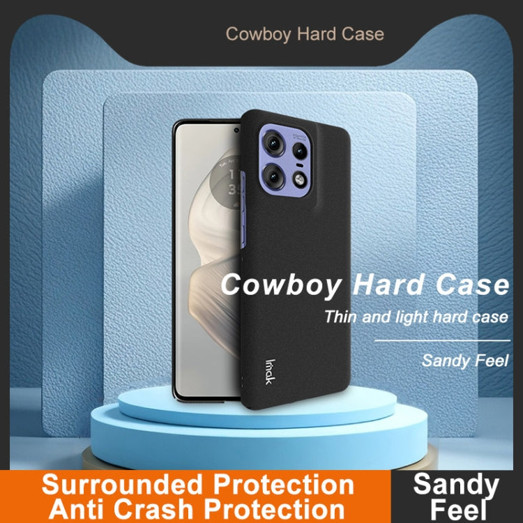 For Motorola Edge 50 Pro imak Full Coverage Cowboy Hard Case