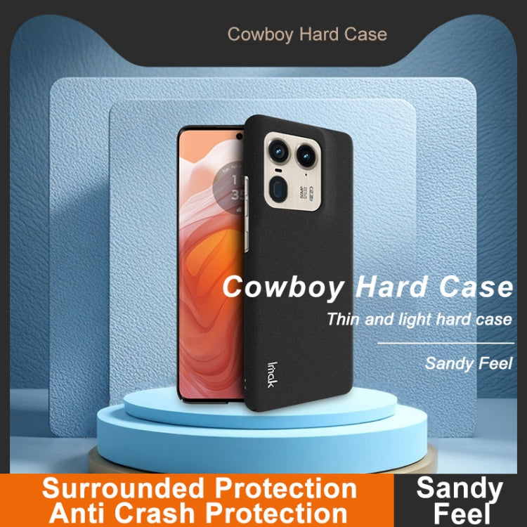 For Motorola Edge 50 Ultra imak Full Coverage Cowboy Hard Case