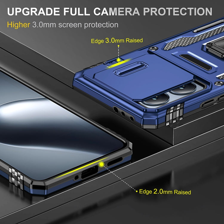 For Xiaomi 14T Armor PC Hybrid TPU Camera Shield Phone Case