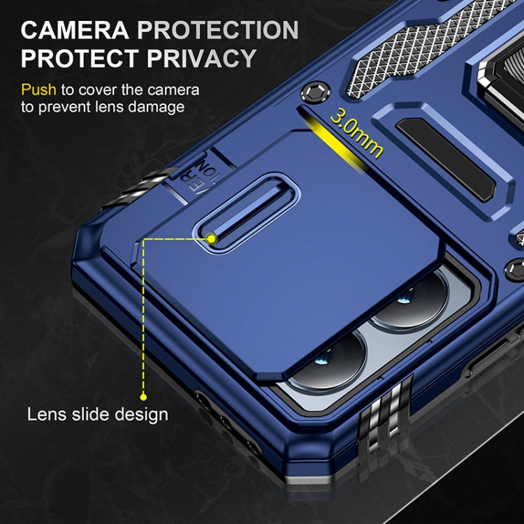 For Xiaomi 14T Armor PC Hybrid TPU Camera Shield Phone Case