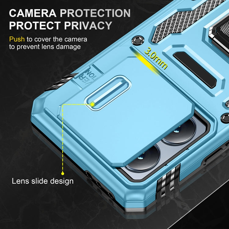 For Xiaomi 14T Armor PC Hybrid TPU Camera Shield Phone Case