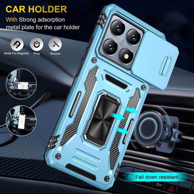 For Xiaomi 14T Armor PC Hybrid TPU Camera Shield Phone Case