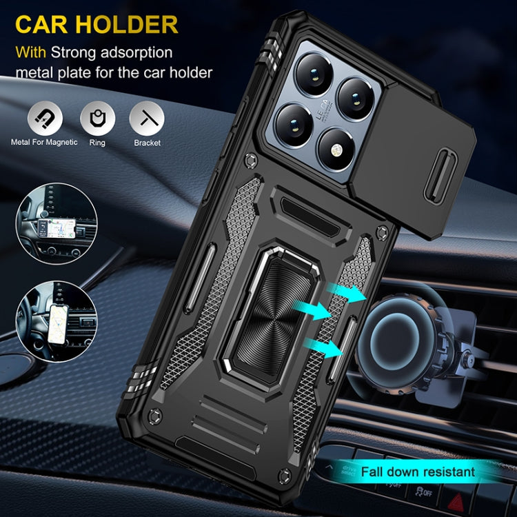 For Xiaomi 14T Armor PC Hybrid TPU Camera Shield Phone Case