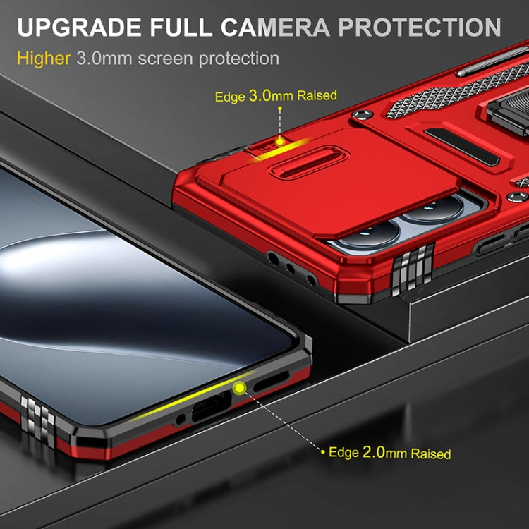 For Xiaomi 14T Armor PC Hybrid TPU Camera Shield Phone Case