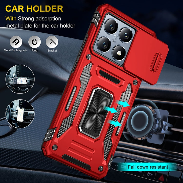 For Xiaomi 14T Armor PC Hybrid TPU Camera Shield Phone Case