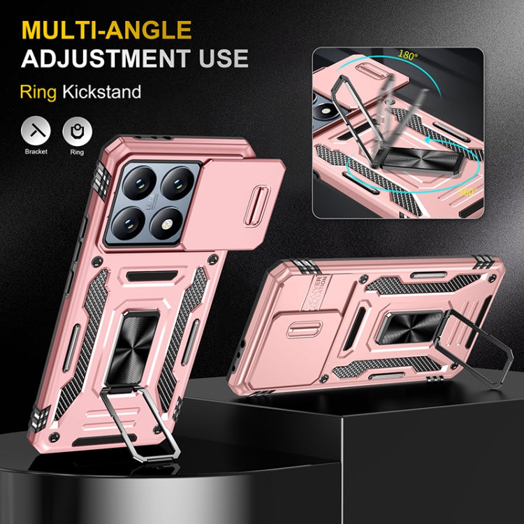 For Xiaomi 14T Armor PC Hybrid TPU Camera Shield Phone Case