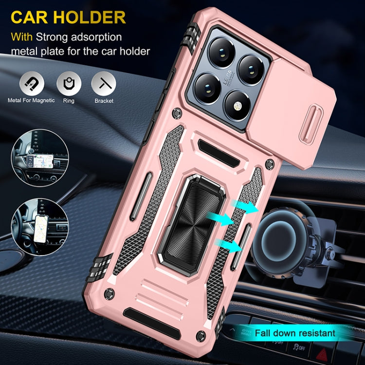 For Xiaomi 14T Armor PC Hybrid TPU Camera Shield Phone Case