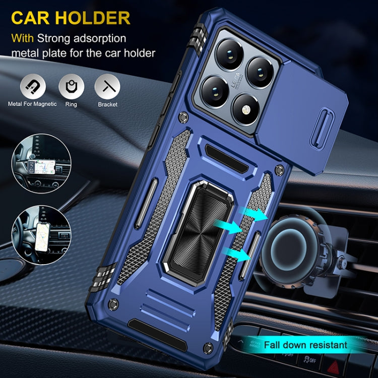 For Xiaomi 14T Pro Armor PC Hybrid TPU Camera Shield Phone Case