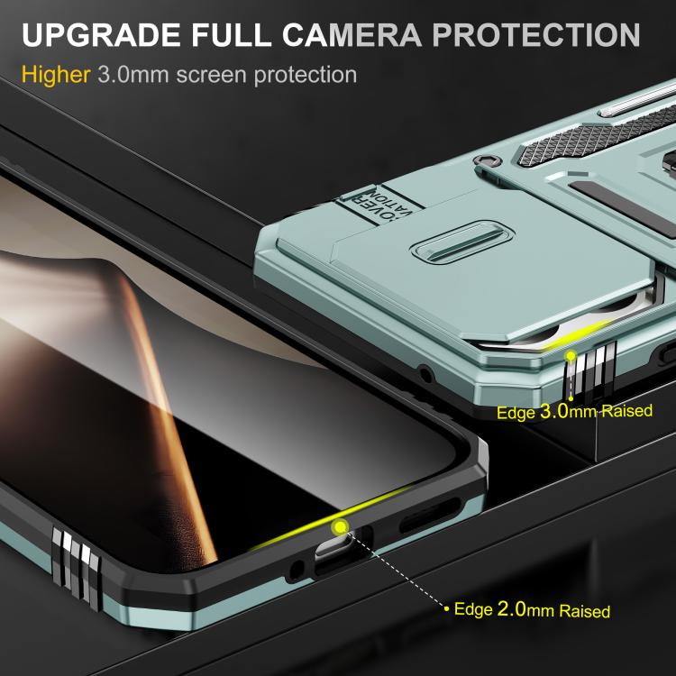 For Xiaomi 15T Armor PC Hybrid TPU Camera Shield Phone Case