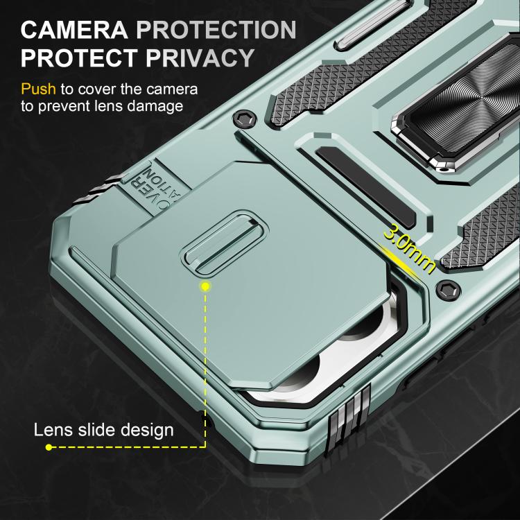 For Xiaomi 15T Armor PC Hybrid TPU Camera Shield Phone Case
