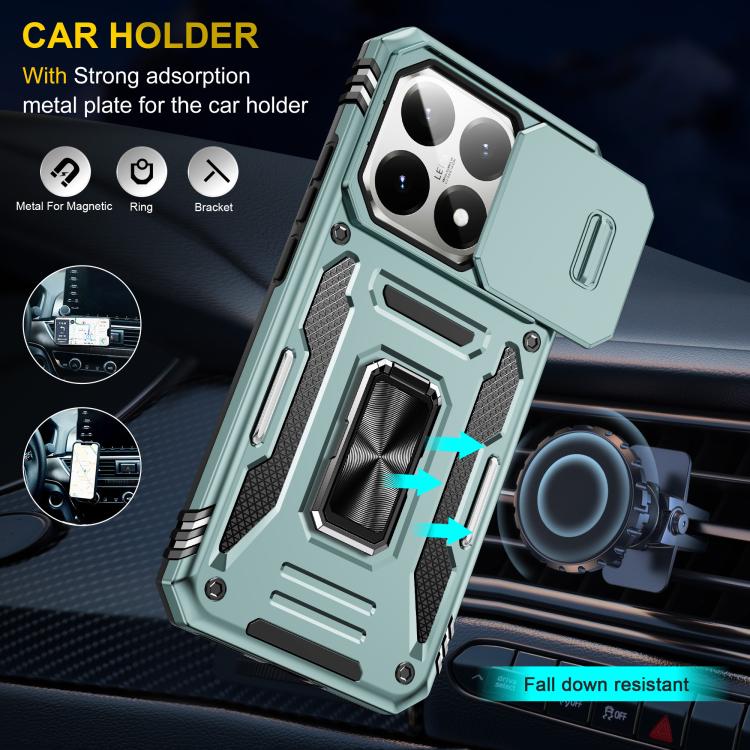 For Xiaomi 15T Armor PC Hybrid TPU Camera Shield Phone Case