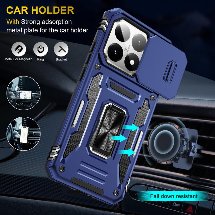 For Xiaomi 15T Armor PC Hybrid TPU Camera Shield Phone Case