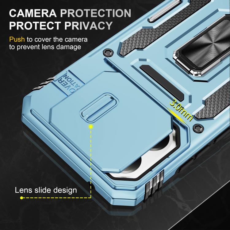 For Xiaomi 15T Armor PC Hybrid TPU Camera Shield Phone Case