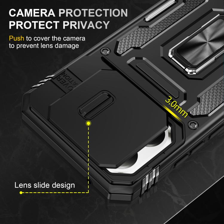For Xiaomi 15T Armor PC Hybrid TPU Camera Shield Phone Case