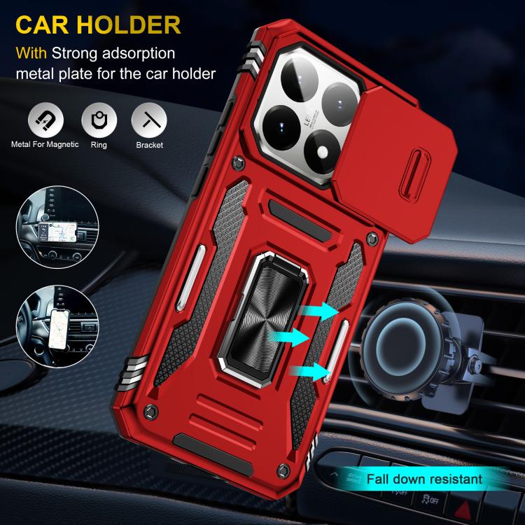 For Xiaomi 15T Armor PC Hybrid TPU Camera Shield Phone Case