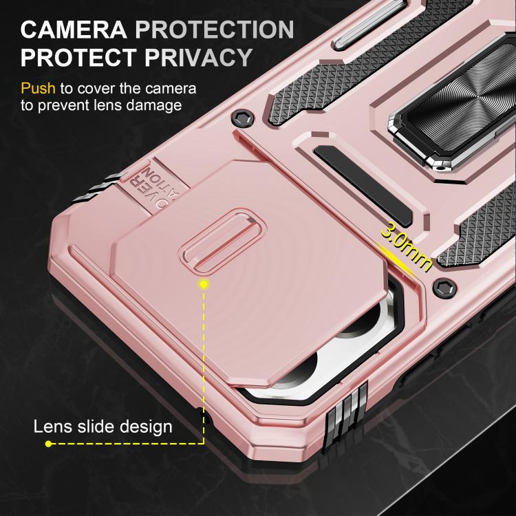 For Xiaomi 15T Armor PC Hybrid TPU Camera Shield Phone Case