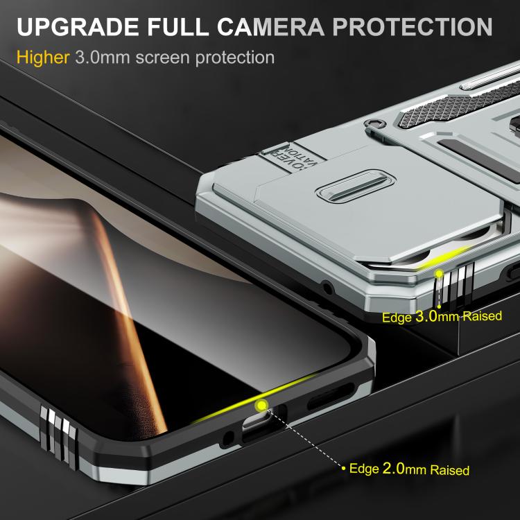 For Xiaomi 15T Armor PC Hybrid TPU Camera Shield Phone Case