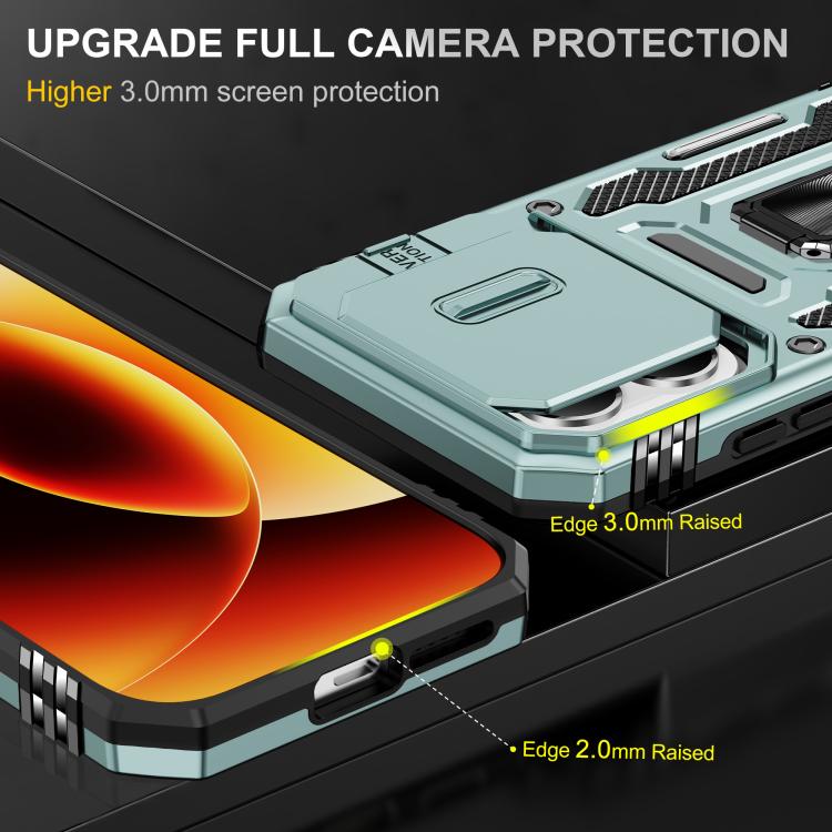 For Xiaomi 17 Armor PC Hybrid TPU Camera Shield Phone Case