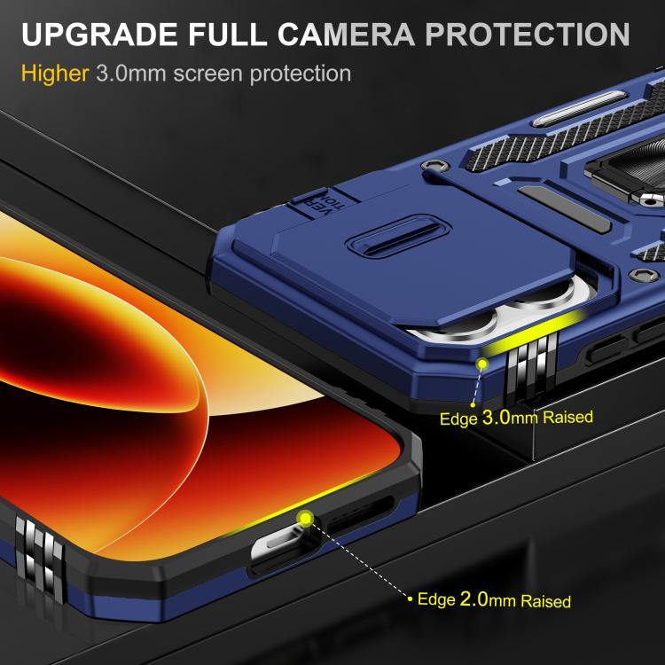 For Xiaomi 17 Armor PC Hybrid TPU Camera Shield Phone Case