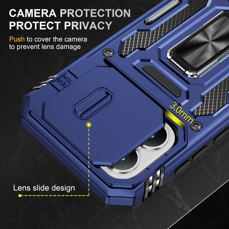 For Xiaomi 17 Armor PC Hybrid TPU Camera Shield Phone Case