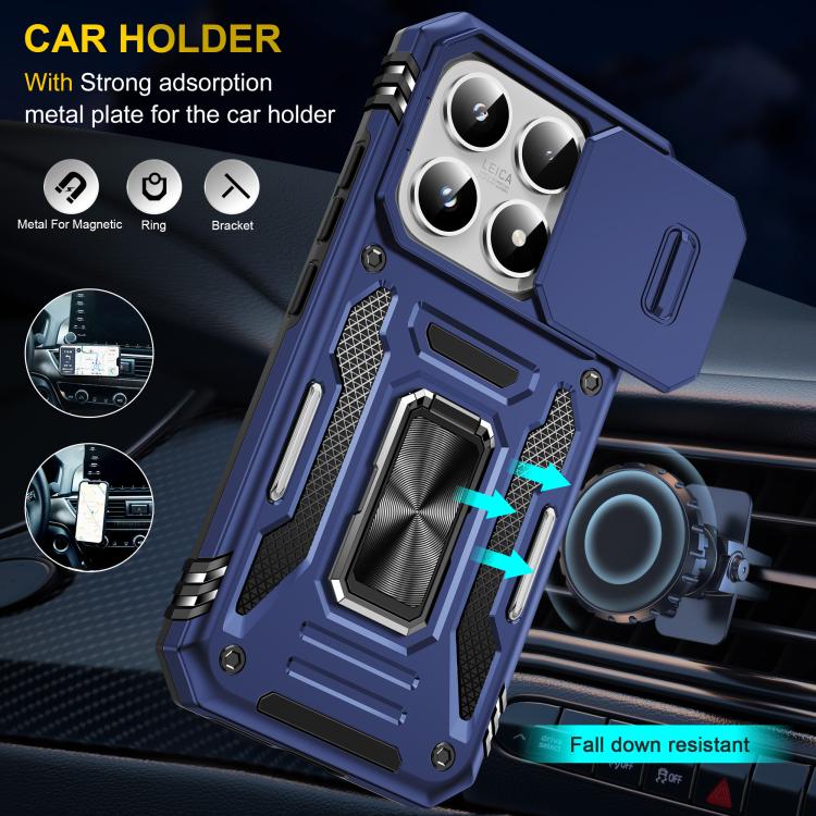 For Xiaomi 17 Armor PC Hybrid TPU Camera Shield Phone Case