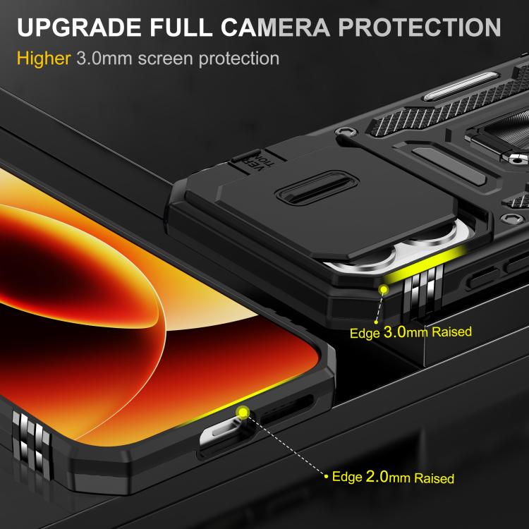 For Xiaomi 17 Armor PC Hybrid TPU Camera Shield Phone Case