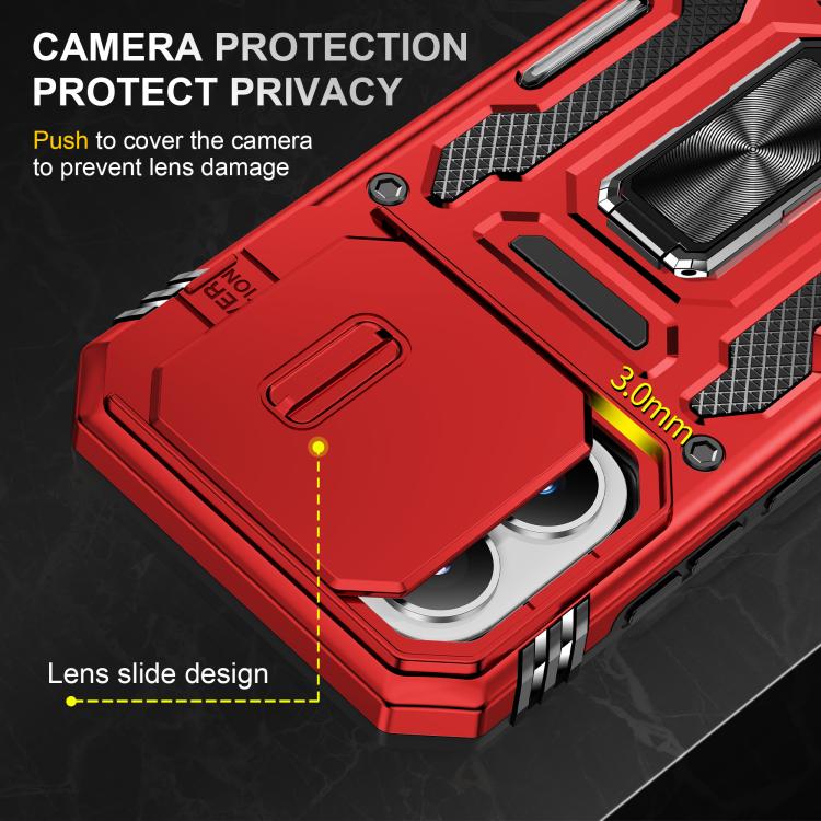 For Xiaomi 17 Armor PC Hybrid TPU Camera Shield Phone Case