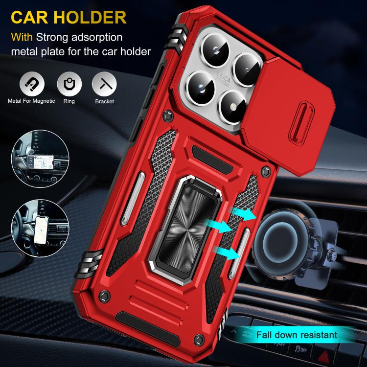 For Xiaomi 17 Armor PC Hybrid TPU Camera Shield Phone Case