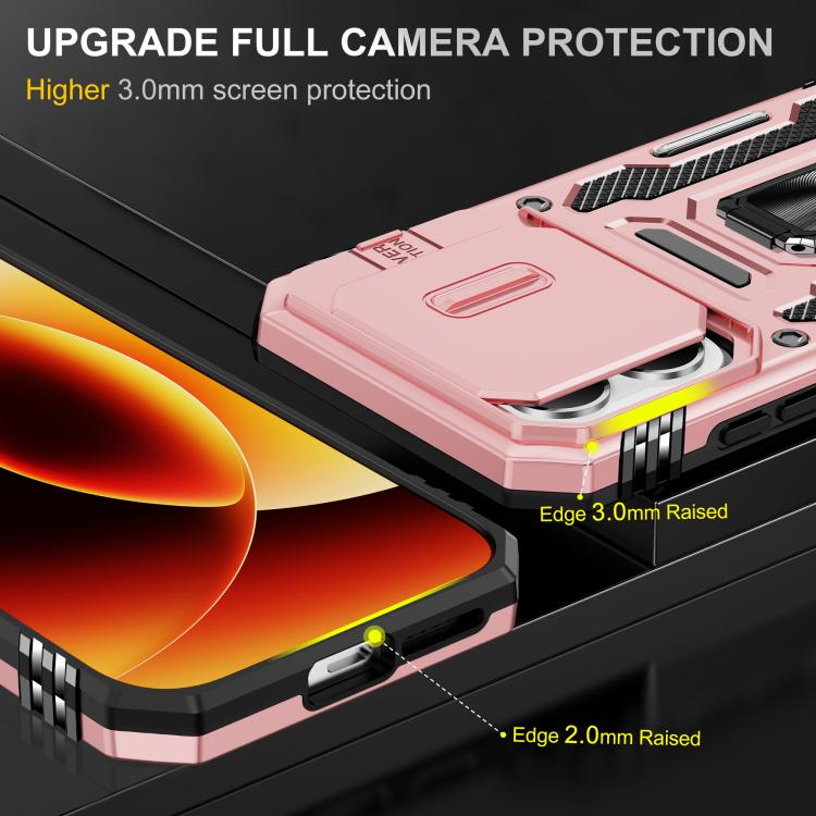 For Xiaomi 17 Armor PC Hybrid TPU Camera Shield Phone Case