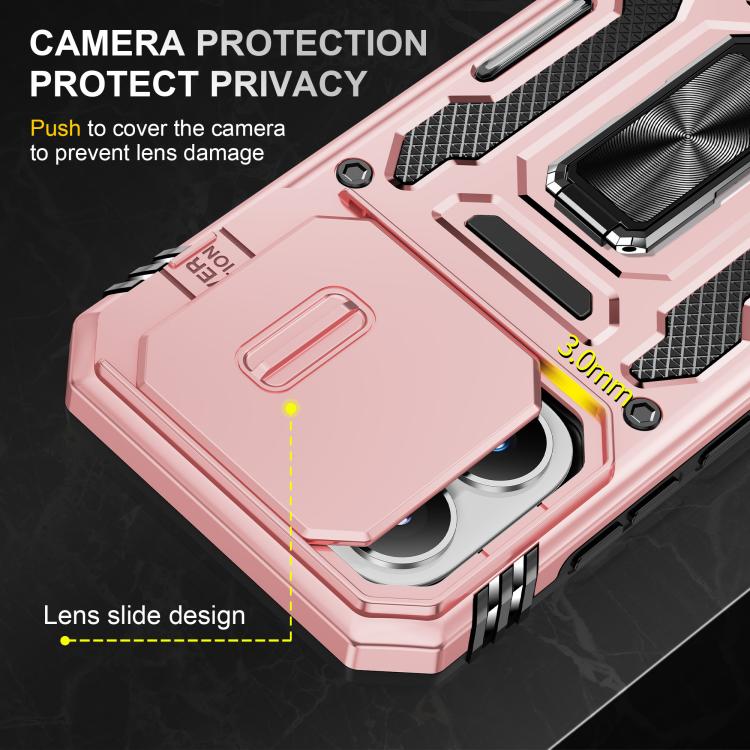 For Xiaomi 17 Armor PC Hybrid TPU Camera Shield Phone Case