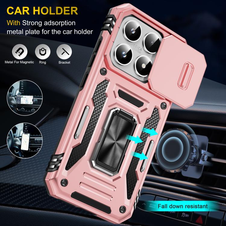 For Xiaomi 17 Armor PC Hybrid TPU Camera Shield Phone Case