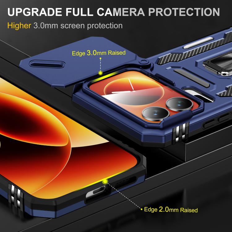 For Xiaomi 17 Pro Armor PC Hybrid TPU Camera Shield Phone Case