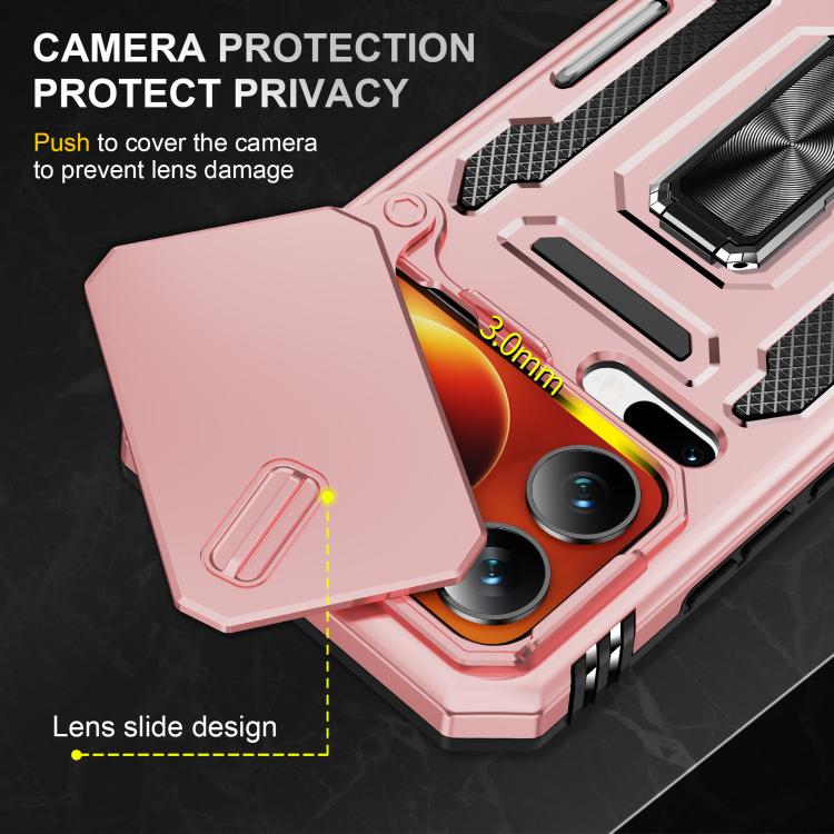 For Xiaomi 17 Pro Armor PC Hybrid TPU Camera Shield Phone Case