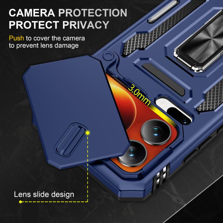 For Xiaomi 17 Pro Max Armor PC Hybrid TPU Camera Shield Phone Case