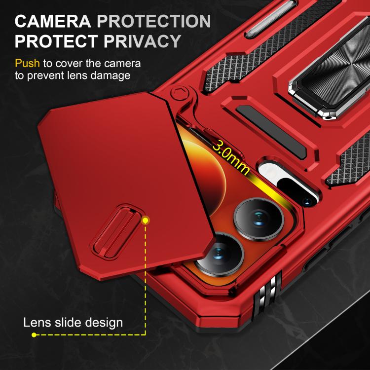 For Xiaomi 17 Pro Max Armor PC Hybrid TPU Camera Shield Phone Case