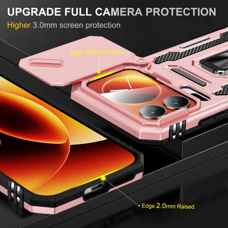 For Xiaomi 17 Pro Max Armor PC Hybrid TPU Camera Shield Phone Case