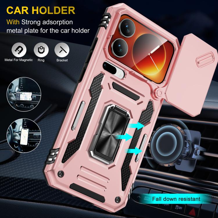 For Xiaomi 17 Pro Max Armor PC Hybrid TPU Camera Shield Phone Case