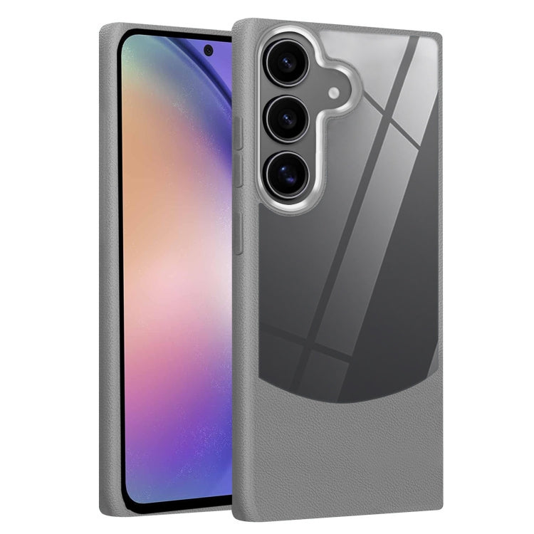 For Samsung Galaxy A16 5G Litchi Texture TPU Hybrid Acrylic Phone Case