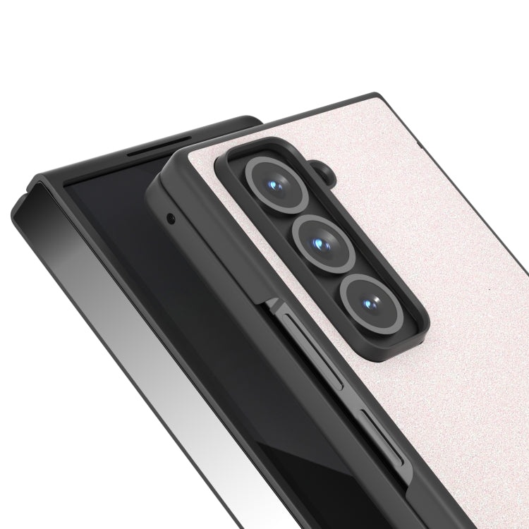 For Samsung Galaxy Z Fold Special Black Frame Glitter Shockproof Phone Case