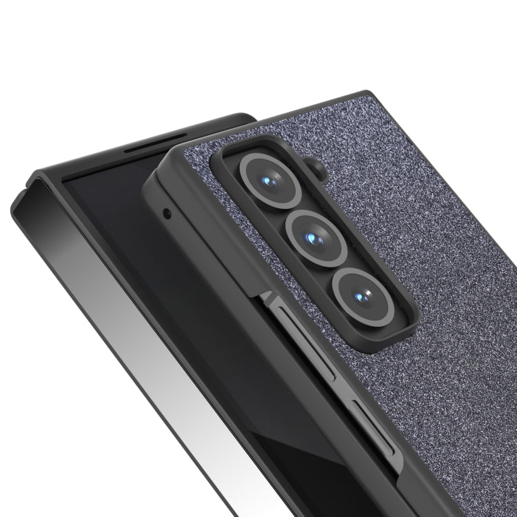 For Samsung Galaxy Z Fold Special Black Frame Glitter Shockproof Phone Case