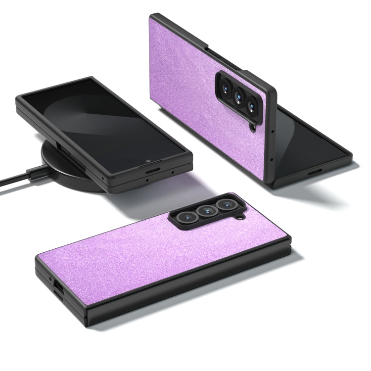 For Samsung Galaxy Z Fold Special Black Frame Glitter Shockproof Phone Case