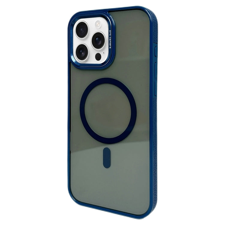 For iPhone 16 Pro Max Metal Lens Frame MagSafe Phone Case