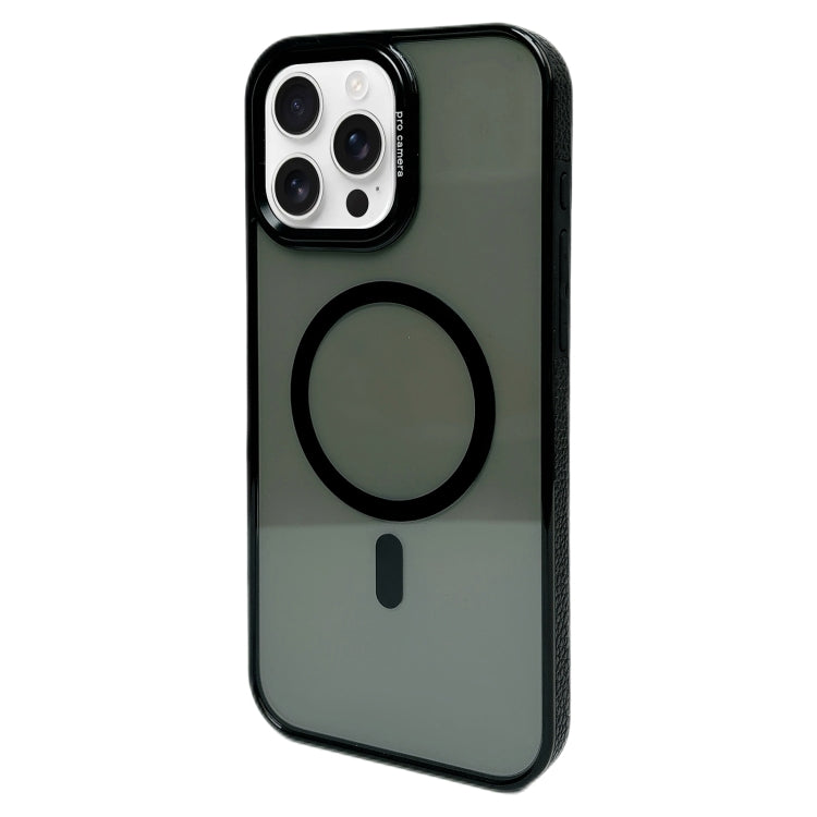 For iPhone 16 Pro Metal Lens Frame MagSafe Phone Case