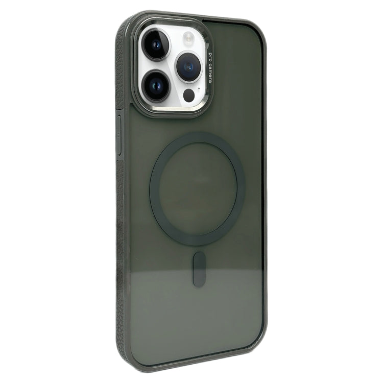 For iPhone 13 Pro Metal Lens Frame MagSafe Phone Case