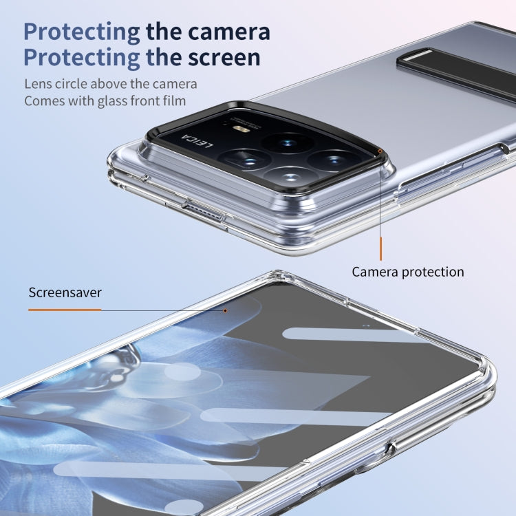 For Xiaomi Mix Fold 4 Ice-Cold Holder PC Hybrid TPU Phone Case