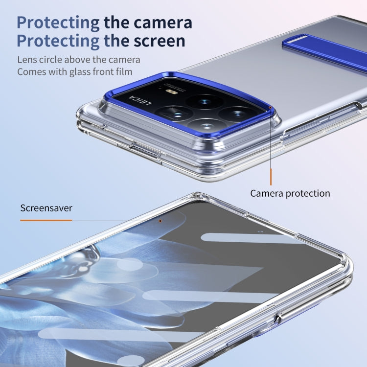 For Xiaomi Mix Fold 4 Ice-Cold Holder PC Hybrid TPU Phone Case