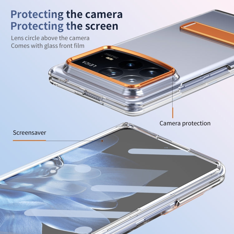 For Xiaomi Mix Fold 4 Ice-Cold Holder PC Hybrid TPU Phone Case