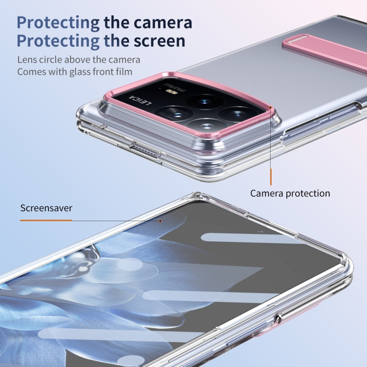 For Xiaomi Mix Fold 4 Ice-Cold Holder PC Hybrid TPU Phone Case